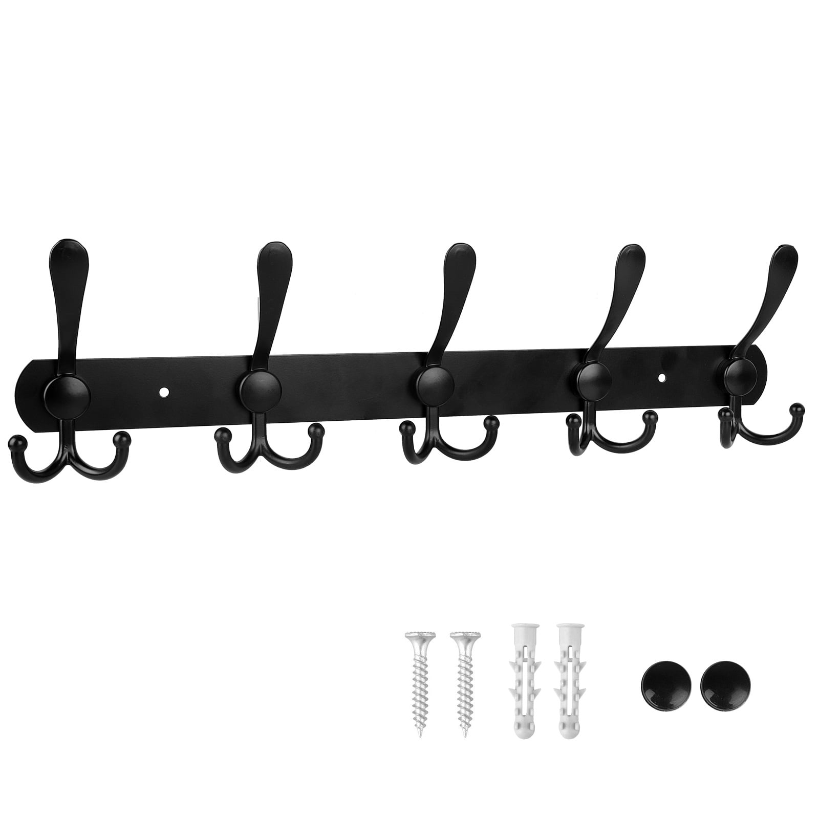 Coat Rack Wall Mounted, EEEkit 15 Hooks Heavy Duty Stainless Steel Coat