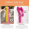 thumbnail image 3 of Scheam 5 Pcs Colorful Feather Boas 5 Ft Artificial Fluffy Boa Set Party Costume Accessories Stage Prom Clothing Decorations for Wedding Birthday Christmas Bachelorette (Multicolor D), 3 of 7