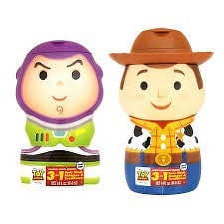 Toy Story 4 Woody, Buzz 3-in-1 Body Wash, Shampoo & Conditioner Gift Set, 2 pc, 28 fl oz