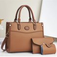 thumbnail image 2 of PU Brief Case Set, Ladies Waterproof Business Bag, Office Work Document Handbag, Shoulder Bag, 2 of 5