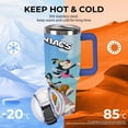 thumbnail image 5 of Animaniacs 40 Oz Tumbler with Handle And Straw, Stainless Steel Double Wall Vacuum Insulated Coffee Cup Travel Mug for Gym, Outdoors, Commute, Work, 5 of 8