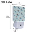 thumbnail image 4 of Yayeee LED Plug in Night Light for The Home with Auto Dusk to Dawn Light Sensors, 2 Pack, Blue Ice Hockey, 4 of 6