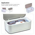 thumbnail image 5 of UPOUART White Glasses Cleaning Machine for Rings Watches and Dentures with and Deep Clean, 5 of 8