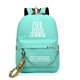 thumbnail image 1 of Mochila de lona recargable por USB (verde), 1 of 5