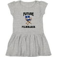 thumbnail image 3 of Inktastic Future Filmmaker Director Chair Girls Toddler Dress, 3 of 5