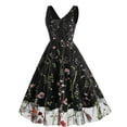 thumbnail image 1 of QIPOPIQ Robe de Cocktail Élégante en Dentelle Brodée Grande Taille Évasée Ligne A Dos Nu pour Femmes Été en Solde, 1 of 6
