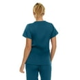 thumbnail image 2 of Medichic Women's Medical Scrubs Top - V-Neck 4-Way Stretch with 3 Pockets - Available in 20+ Colors, 2 of 6