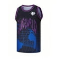 thumbnail image 2 of Men's Juice World 999 Jersey Sleeveless Tops T-Shirts for Men(Purple,M), 2 of 4