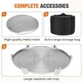 thumbnail image 2 of GIANNA 19" Smokeless Tabletop Fire Pit, Portable Outdoor Fire Pit with Carry Bag, Durable 304 Stainless Steel for Patio & Garden, Silver, 2 of 6