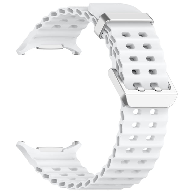 Durable Silicone Sports Smartwatch Band with Easy Adjustment Feature for