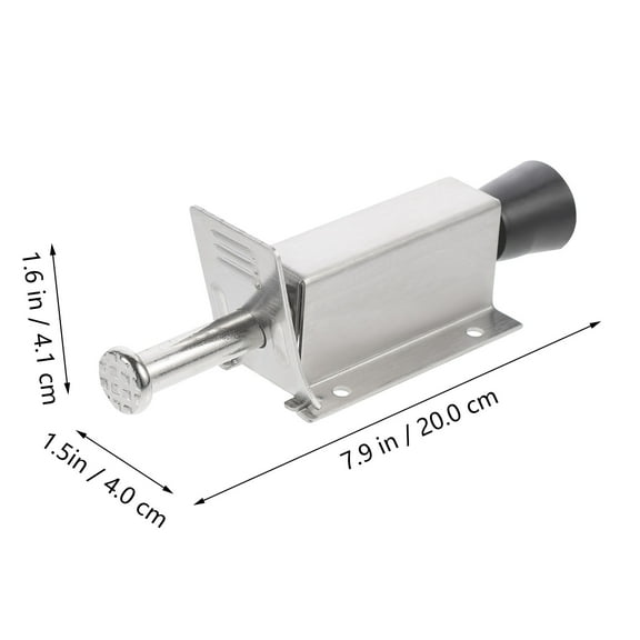 WASHWEPE 1Pcs Door Stopper in Stainless Steel with Adjustable Angle for Home and Hotel Use