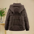 thumbnail image 4 of HBGVBA Winter Coats for Women, Women's Down Jackets Solid Color Zip Up Hooded Cotton Coat with Pockets Casual Warm Winter Clothing, 4 of 4
