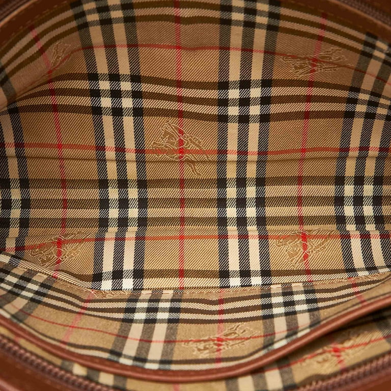 burberry bag inside