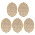 thumbnail image 1 of 5 Pcs Chips en Bois pour Point de Croix Cadeau DIY Pendentif Mini Planche de Point de Croix, 1 of 1