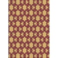 thumbnail image 1 of Ahgly Company Indoor Rectangle Patterned Orange Novelty Area Rugs, 2' x 4', 1 of 6