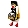 thumbnail image 2 of HWRETIE Outdoor Hollow Plastic Garden Figurine Large Porch Gooses Statue Resin with Stones Base Sand-Fillable Display, 2 of 7