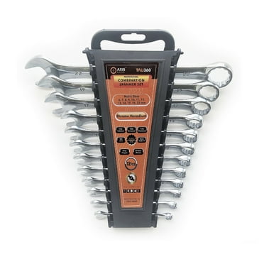 AXIS® TAU360°™ CR-V Metric Combination Wrench Set 6-22mm-12 Pieces
