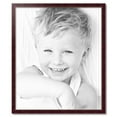 thumbnail image 2 of ArtToFrames 32" x 38" Cherry Stain with Gold Beads Picture Frame, 32x38 inch Red Wood Poster Frame (WOM-4140), 2 of 7