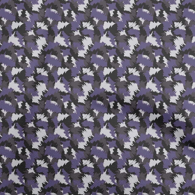 oneOone Cotton Flex Violet Fabric Camouflage Fabric For Sewing Printed Craft Fabric By The Yard 40 Inch Wide