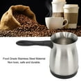 thumbnail image 3 of Electric Turkish Coffee Maker, US Plug 110V Electric Turkey Coffee Pot Non Slip Base Stainless Steel Dual  System  for Hotel, 3 of 8
