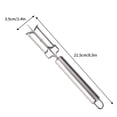 thumbnail image 3 of Pelador de acero inoxidable para frutas y verduras | Hoja de doble filo para productos duros y blandos | Utensilio de cocina ergonómico para pelar patatas, pepinos, zanahorias y manzanas, 3 of 8