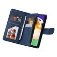thumbnail image 5 of Case for Samsung Galaxy A52S 5G Cover Zipper Pocket Wallet Case Magnetic Protective - Blue, 5 of 5