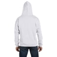 thumbnail image 2 of Champion Mens Double Dry Action Fleece Full Zip Hood, XL, Silver Grey, 2 of 3