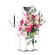 thumbnail image 4 of Hombro Frío Tops de los Hombres Hawaiano Impresión Botón Cuello Suéter Cardigan Manga Larga Cuarto Cremallera Ropa de Calle Casual, 4 of 4