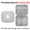 gray with a pattern, variant on Storage Bag for DJI Avata 360, Portable Travel Carrying Case Organizer Suitcase Protective Cover Drone Body Organizer Holder Avata 360 Handbag