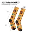 thumbnail image 4 of Pofeuu Beautiful Bohemian Sunflower Print Compression Socks for Women & Men Circulation - Best Support for Nurses,Running,Athletic,Sports, 4 of 7