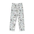 thumbnail image 2 of Vsdgher Bicycle Print Mens Pajama Pants Sleep & Lounge Pants, PJ Bottoms With elastic waistb and Pockets, 2 of 5