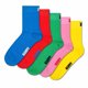 thumbnail image 2 of Happy Socks Calcetines unisex, paquete de 5 - Calcetines cortos lisos, mezcla de algodón, un color Azul/Rojo/Verde/Rosa/Amarillo 36-40, 2 of 7