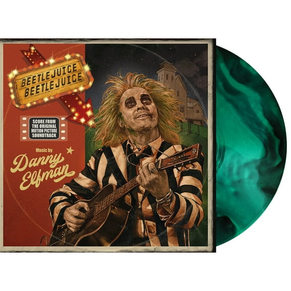 Beetlejuice Beetlejuice (Score Album) Exclusive "Ghost with the Most" Iridescent Swirled Color Vinyl Variant - Danny Elfman
