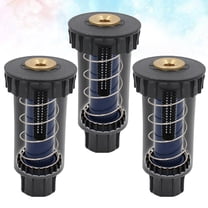 Phenofice Irrigation Heads Pop Up Sprinkler ABS Plastic Black for Yard 3Pcs
