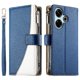 thumbnail image 1 of Funda cartera GANGXUN para Xiaomi Redmi Note 13R 5G , cuero PU con tarjetero, cremallera, correa de mano, soporte y protección 1012°, 1 of 6