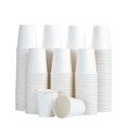 thumbnail image 1 of Vasos de papel blanco desechables SIUQ de 5 onzas, paquete de 300, 1 of 9