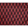 thumbnail image 4 of oneOone Tissu Polyester Lycra Rouge Motif Argyle Matériel de Robe Tissu Imprimé Tissu au Mètre 56 Pouces de Large, 4 of 4
