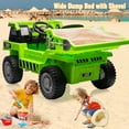 thumbnail image 5 of 12V Ride-On Dump Truck with Remote Control, Electric Cars for Kids with Dump Bed, Shovel, Ride On Construction Vehicle with USB, Mp3, Music Player, 5 of 8