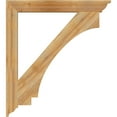 thumbnail image 3 of Ekena Millwork 4"W x 36"D x 40"H Imperial Traditional Rough Sawn Bracket, Western Red Cedar, 3 of 4