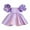 Purple, variant on Generic Christmas Night Gowns for Kids Girls Toddler Baby Birthday Dress Solid Flower Princess Pageant Party Prom Ball Gown for Flower Dresses Wedding(6-7 Years,Red)