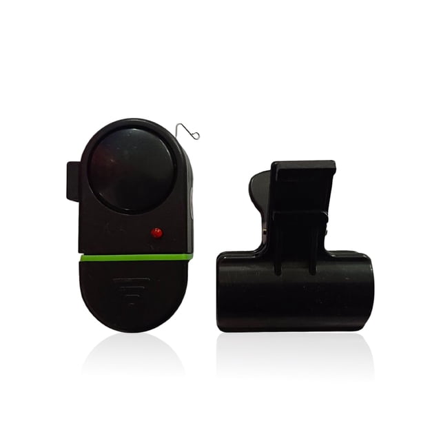 Soidarity Alarma de mordedura de pez de 80dB con indicador, varilla de mar, alerta de luz de Audio, alarmas de alta sensibilidad, aparejos de pesca, equipo Pescar Soidarity DJ0698-00