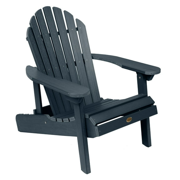 Highwood's Hamilton Adirondack Chair - Folding & Reclining, Outdoor, Eco-friendly, Synthetic Wood