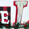 thumbnail image 5 of Wooden Rustic Noel Cutout Tabletop Letters Decor Standing Snowman Sign Christmas Decorations Wood Word Block Signs, 5 of 6