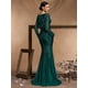 thumbnail image 2 of Lucyinlove-Vestidos de Noche de tul con lentejuelas para mujer, vestidos elegantes de manga larga, sirena de lujo, vestido Formal de dama de honor para fiesta de graduación, 2024, 2 of 5
