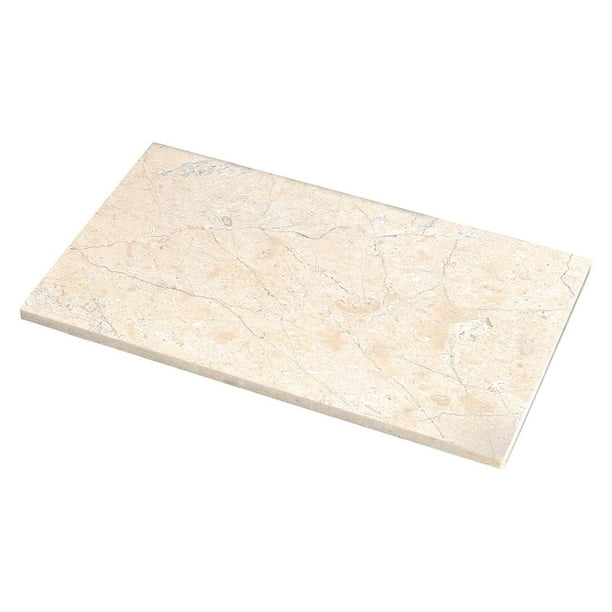 Creative Home Champagne Marble 12 x 18 Pastry Board