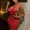Red, variant on Herrnalise Women's Sexy Plus Size Strapless One Shoulder Ruffle High Split Party Evening Long Formal Dress