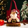 thumbnail image 4 of Adornos navideños, adornos navideños, regalos navideños, bolsa de mano para dulces de Nochebuena, bolsa de regalo pequeña para niños, organizador de mano, 4 of 6