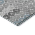 thumbnail image 3 of Addison Rugs Mayfield Premium Machine Washable Transitional Geometric Silver Rectangle Rug, 2'6" X 3'10" Machine Washable Transitional Geometric Silver Oversized Sherpa Throw Blanket, 3 of 7