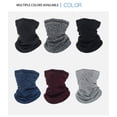 thumbnail image 6 of Pushtek Windproof Winter Men's Scarf Neck Warmer Tube Magic Scarf Fleece Balaclava Ski Mask Motorcycles Cycling Camping Hiking Scarves(Grey), 6 of 7