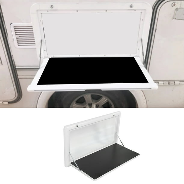 Mesa Externa Plegable, Soporte De Carga De 25KG Con 2 Llaves Para RV, Autocaravana, Camping Al Aire Libre, Picnic